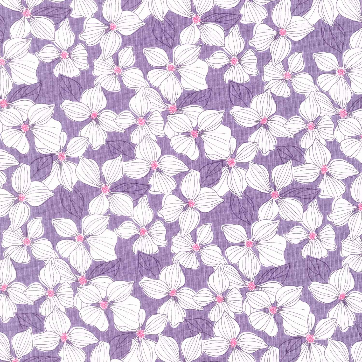 Wandering - Daydream Blossom Lilac Yardage