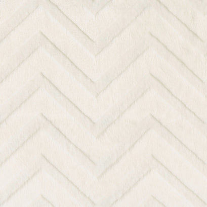 Cuddle® Embossed Chevron - Ivory 60" Minky Yardage