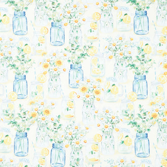 Zest For Life - Mason Jars Yellow Yardage