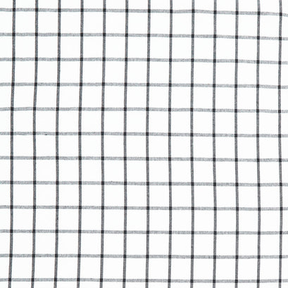 Easy Living Toweling - Checks White Black 18" Toweling Yardage