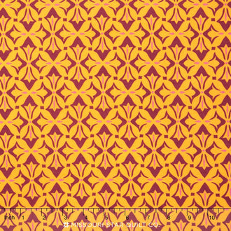 Dream Weaver - Cross Print Sunset Yardage