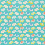 Delivered with Love - Cute Ellies Aqua Yardage Primary Image