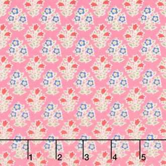 Jubilee - Farm Flowers Pink Yardage