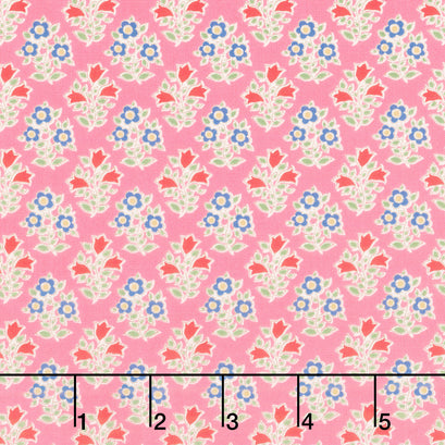 Jubilee - Farm Flowers Pink Yardage