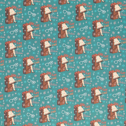 Character Winter Holiday Collection III - A Christmas Story Fra-Gee-Lay Green Yardage