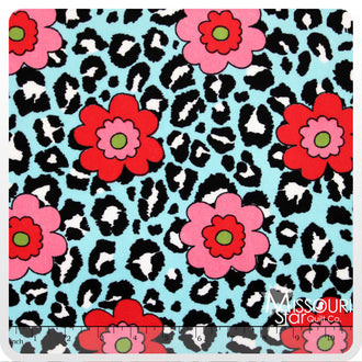 Cuddle® Prints Lagoona - Jaguar Topaz 60" Minky Yardage