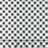 Country Rose - Gingham Charcoal Yardage Primary Image