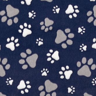 Luxe Cuddle® - Pawsome Navy Minky Yardage