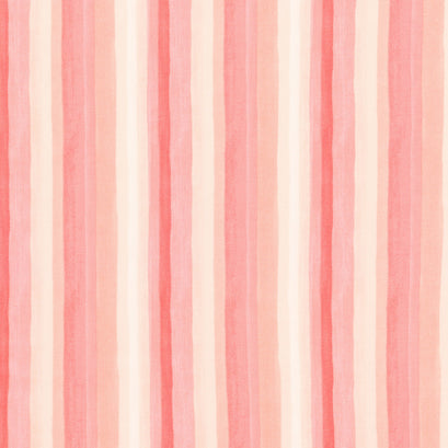 Willow - Stripe Peony Yardage