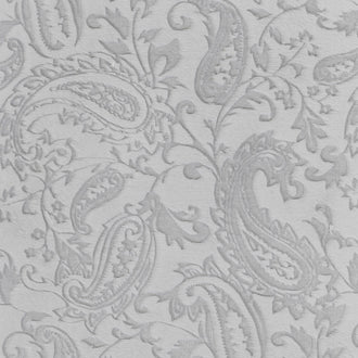 Cuddle® Embossed Paisley - Silver 60" Minky Yardage