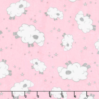 Cuddle® Prints - Baaa Blush 60" Minky Yardage