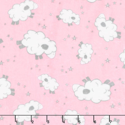 Cuddle® Prints - Baaa Blush 60" Minky Yardage