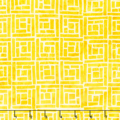 Charming Batiks - Squares Orange Daffodil Yardage