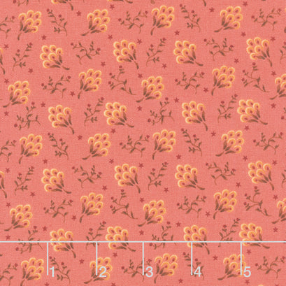 Quiet Grace - Clover Blossoms Pink Yardage