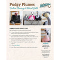 Pudgy Plumes - Flamingo, Ostrich and Vulture Plush Doll Pattern