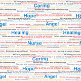 Calling All Nurses - Words X Yardage Primary Image