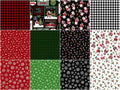 Santa's Tree Farm Tiles (10" squares) Alternative View #2