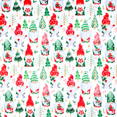 Cloud Cuddle® Print - Gnomes Multi Yardage Primary Image