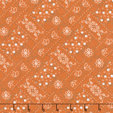 Farm Girl Vintage - Bandana Orange Yardage Primary Image