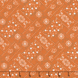 Farm Girl Vintage - Bandana Orange Yardage