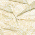 Holiday Flourish - Snow Flower - Gold ColorstoryPoinsettias Cream Yardage Alternative View #1