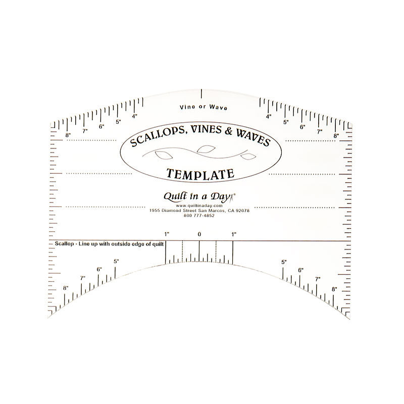 Scallop and Arc Machine Quilting Templates - APQS