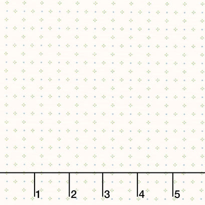 Bee Dots - Thelma Lettuce Yardage