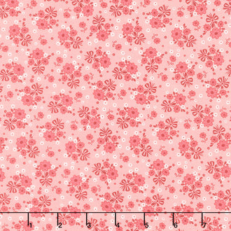 Calico - Bouquet Coral Yardage