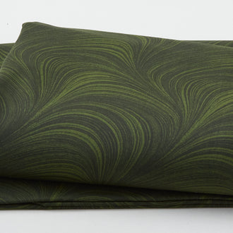 Wave Texture - Dark Green 108" Wide 3 Yard Cut