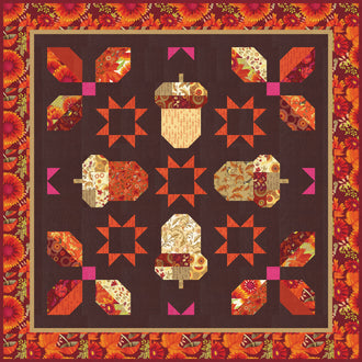 Acorn Quartet Quilt Kit