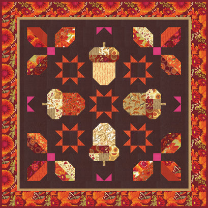 Acorn Quartet Quilt Kit