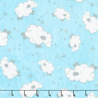 Cuddle® Prints - Baaa Saltwater 60" Minky Yardage