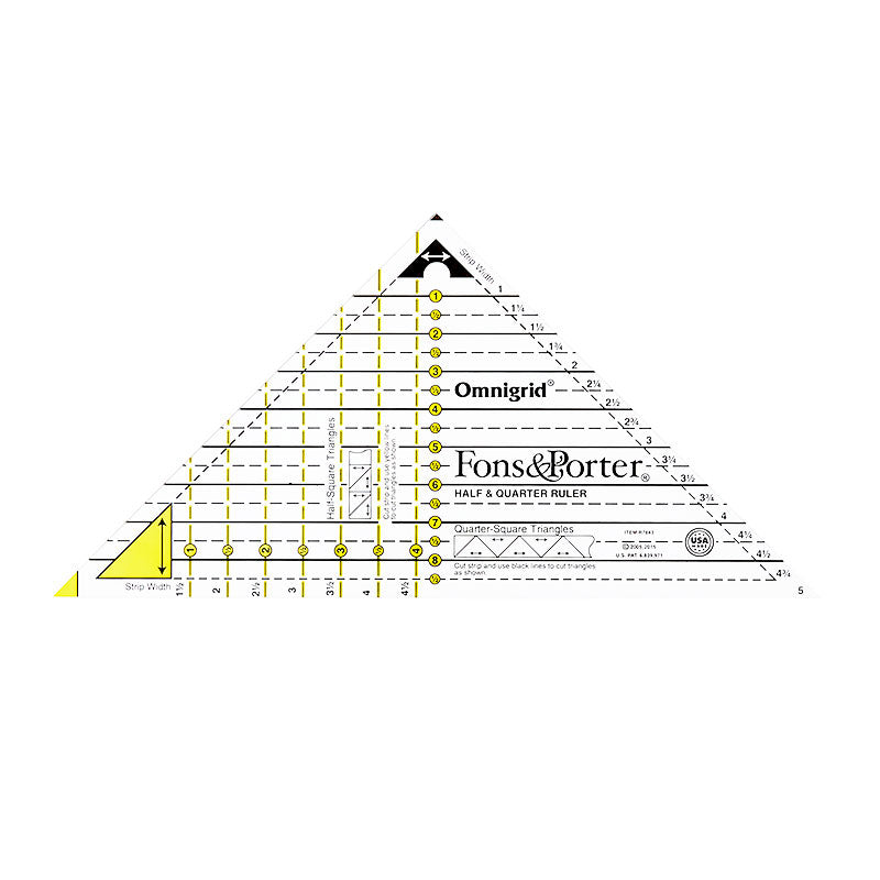 Half-Square Triangle Ruler Set #3