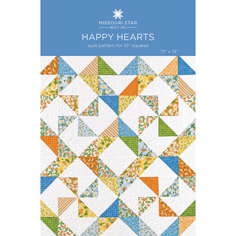 Happy Hearts Quilt Pattern by Missouri Star