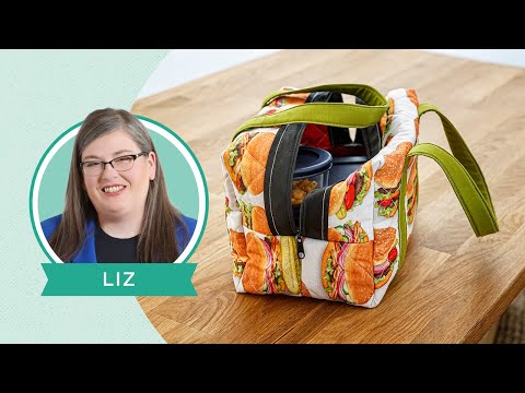 Zippity-Do-Done™ Insulated Lunchbox Tote - Gray Zipper