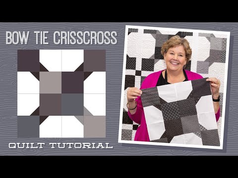 Bow Tie Crisscross Quilt Pattern by Missouri Star