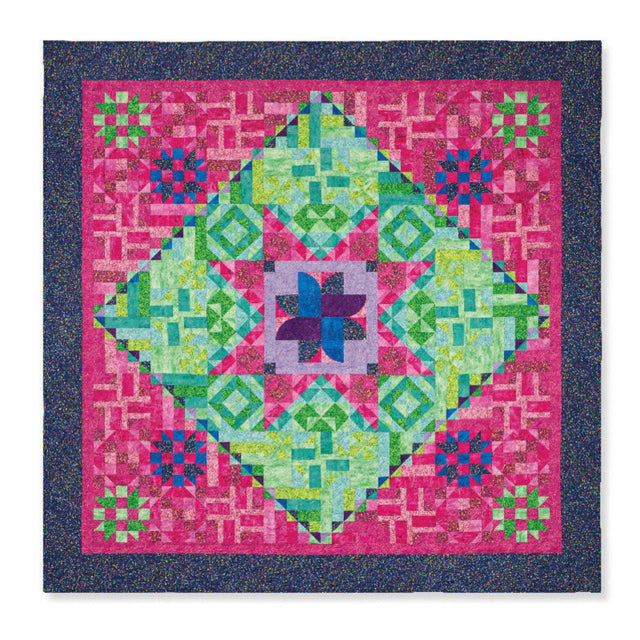 Missouri Star Iron-on Fabric - Quilt Town Patchwork Quilt Blocks