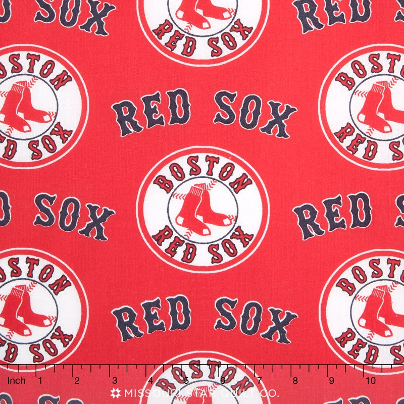 Boston Red Sox Baseball Flag 3/4 Red Sleeve Raglan Youth XL (14)