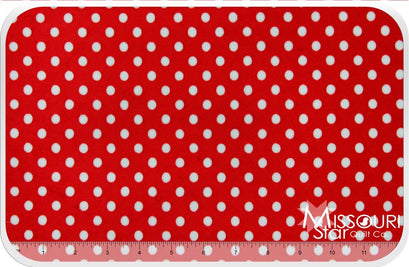 Cuddle® Prints - Polka Red 60" Minky Yardage