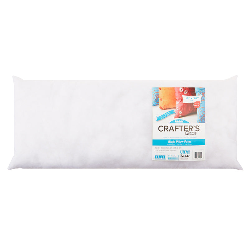 1 Pillow Cut Open- Poly-Fil Crafters Choice Decorative Square Pillow Inserts by Fairfield, 18 x 18 (Pack of 2)