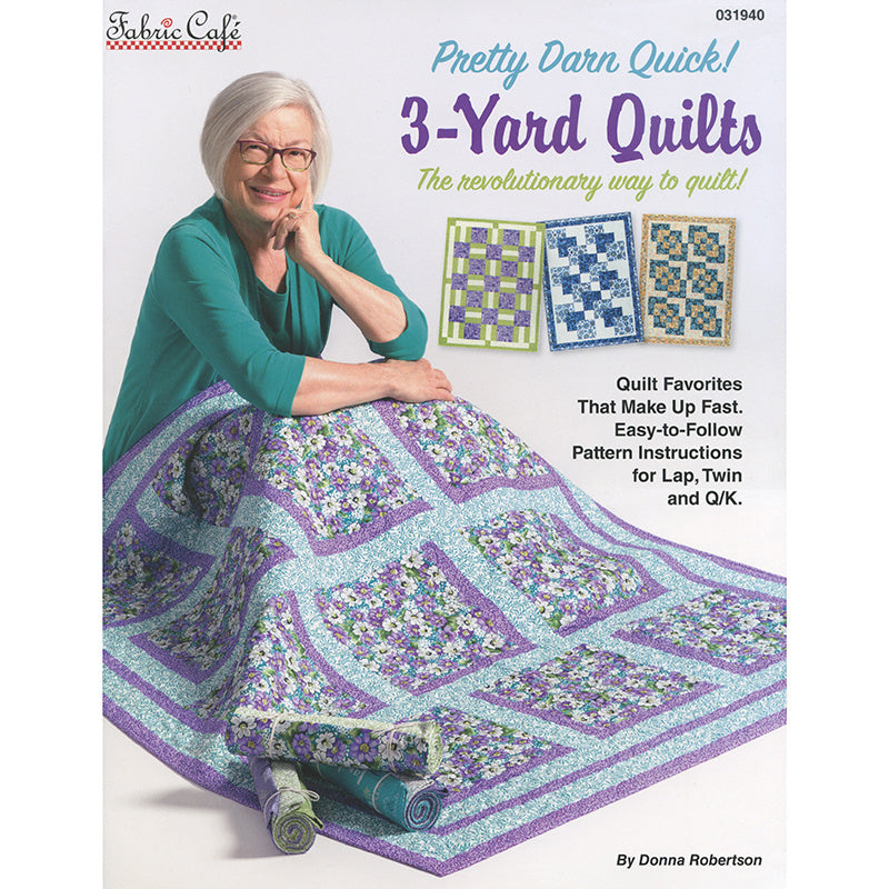  The Magic of 3-Yard Quilts Pattern Book by Fabric Cafe : Arts,  Crafts & Sewing