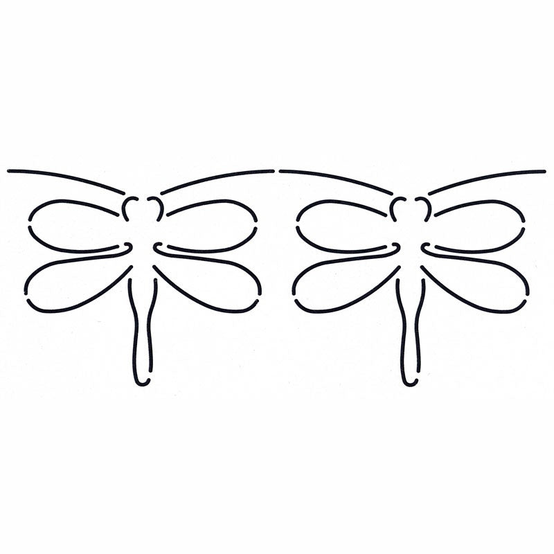 dragonfly border clip art