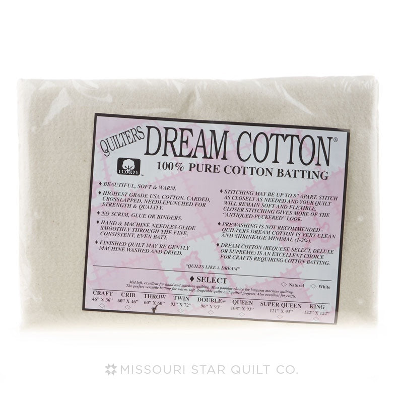 Cotton Upholstery Batting | Raw Cotton | By The Yard | Ultra Soft