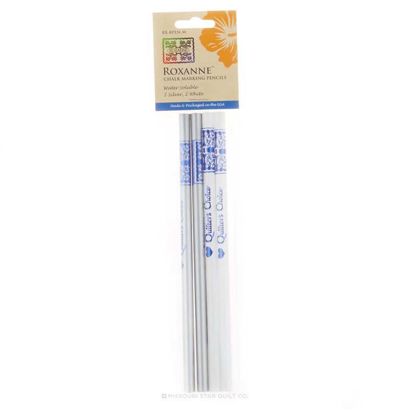  White Chalk Pencils, Easy To Sharpen Evenly Layered
