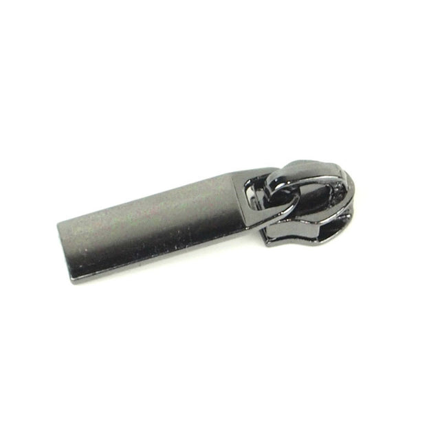 5 Metallic Nylon Rectangle Zipper Pulls