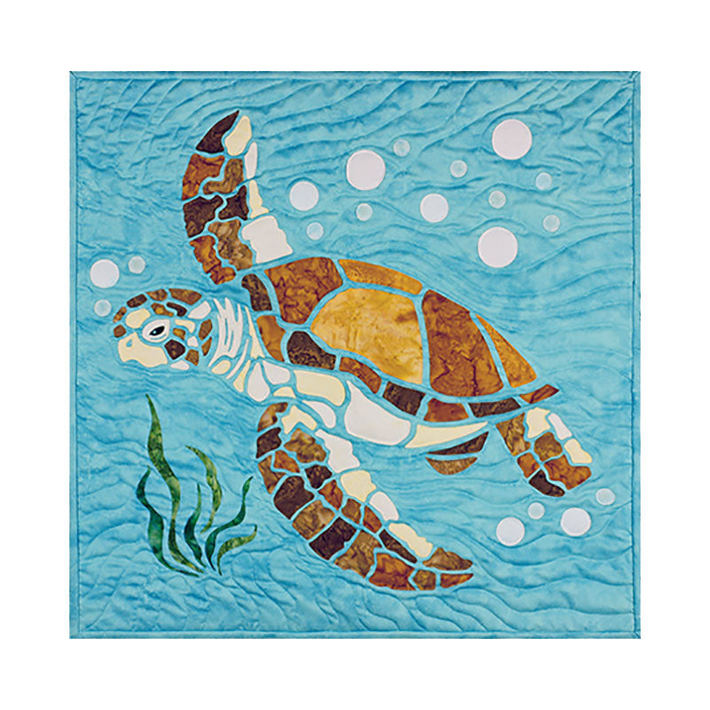 Applique Baby & Kids Patterns - Sea Turtle Friends Applique Quilt Pattern