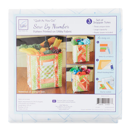 Quilt As You Go Sew By Number Tori Tote – My Girlfriend's Quilt Shoppe