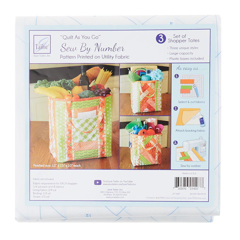  June Tailor Inc Quilt As You Go Insulated Shoppers