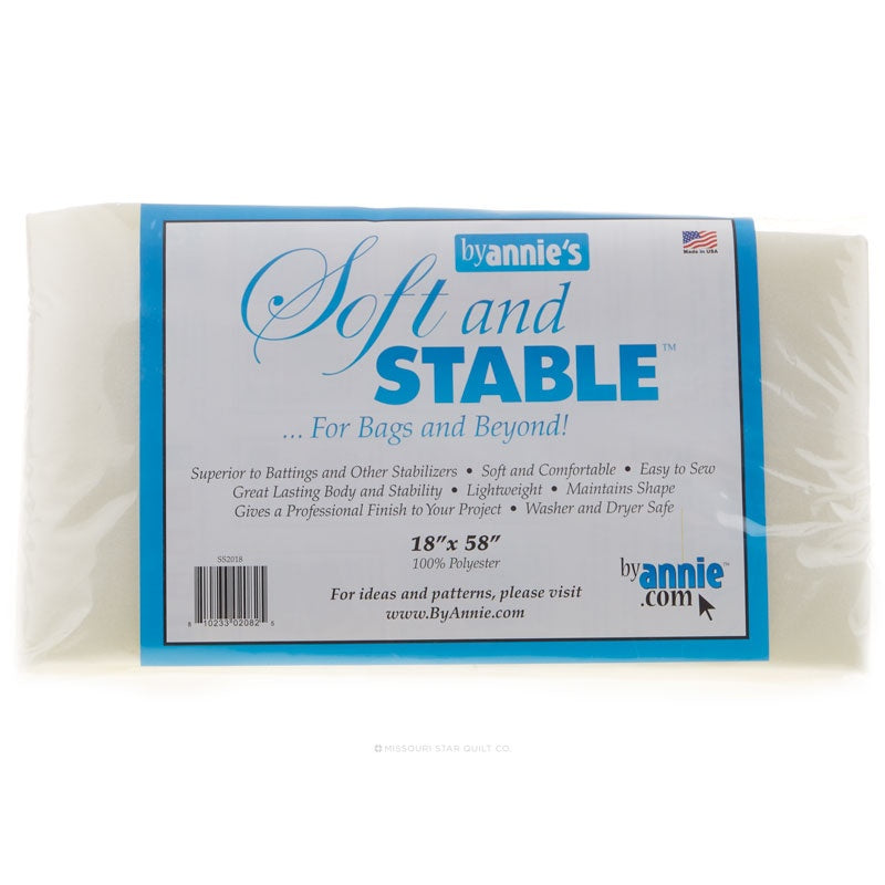 SOFT AND STABLE - 36 X 58 - ByAnnie.com - White Foam Stabilizer