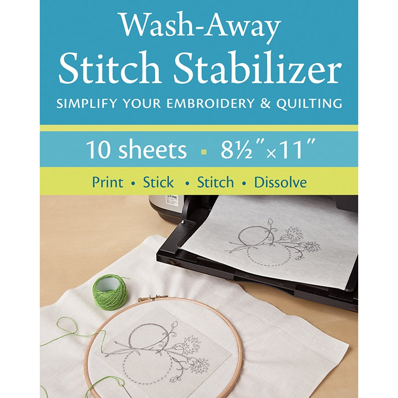 10 Light Tear-Away Embroidery Stabilizer 40 Pack